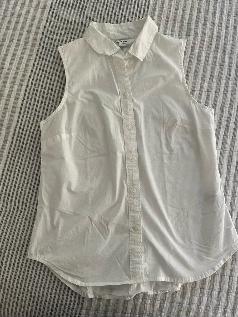 J.Crew Factory Sleeveless Button-Front Shirt - Women